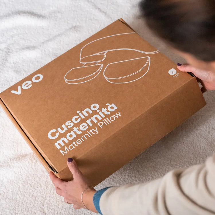 VEO – Maternity Pillow | Ergonomic Support for Belly, Back, and Legs (3-in-1)